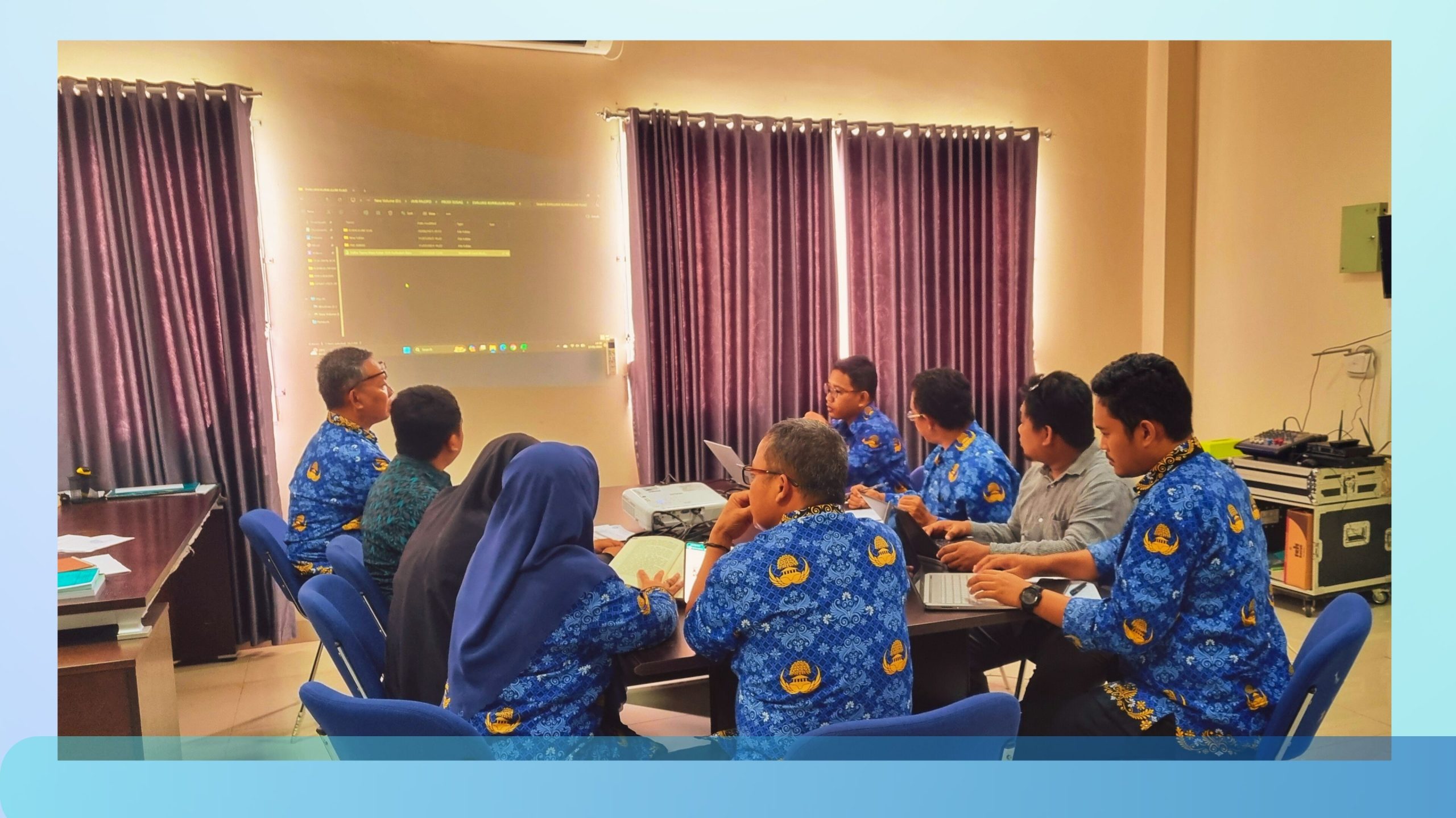 Rapat Penyusunan Distribusi Mata Kuliah Semester Genap T.A 2023/2024