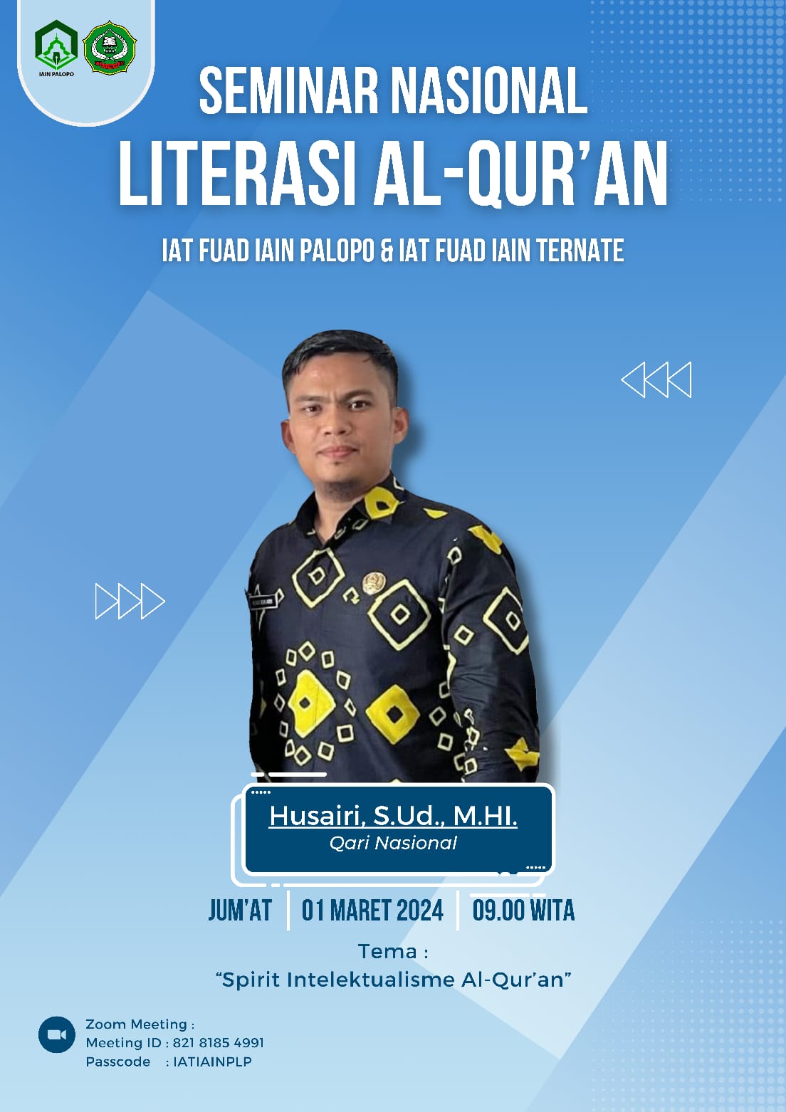 PROGRAM STUDI ILMU AL-QUR’AN DAN TAFSIR SUKSES GELAR SEMINAR NASIONAL LITERASI AL-QUR’AN